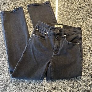 Madewell Cali Demi-Boot Black Women's Jeans Sz 25